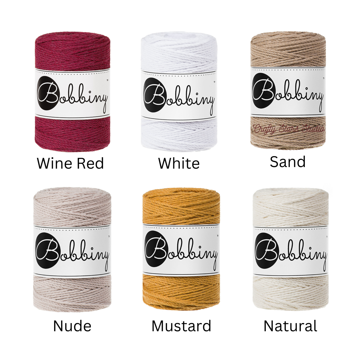 1.5mm 3ply Macrame Rope - 5m Bundles