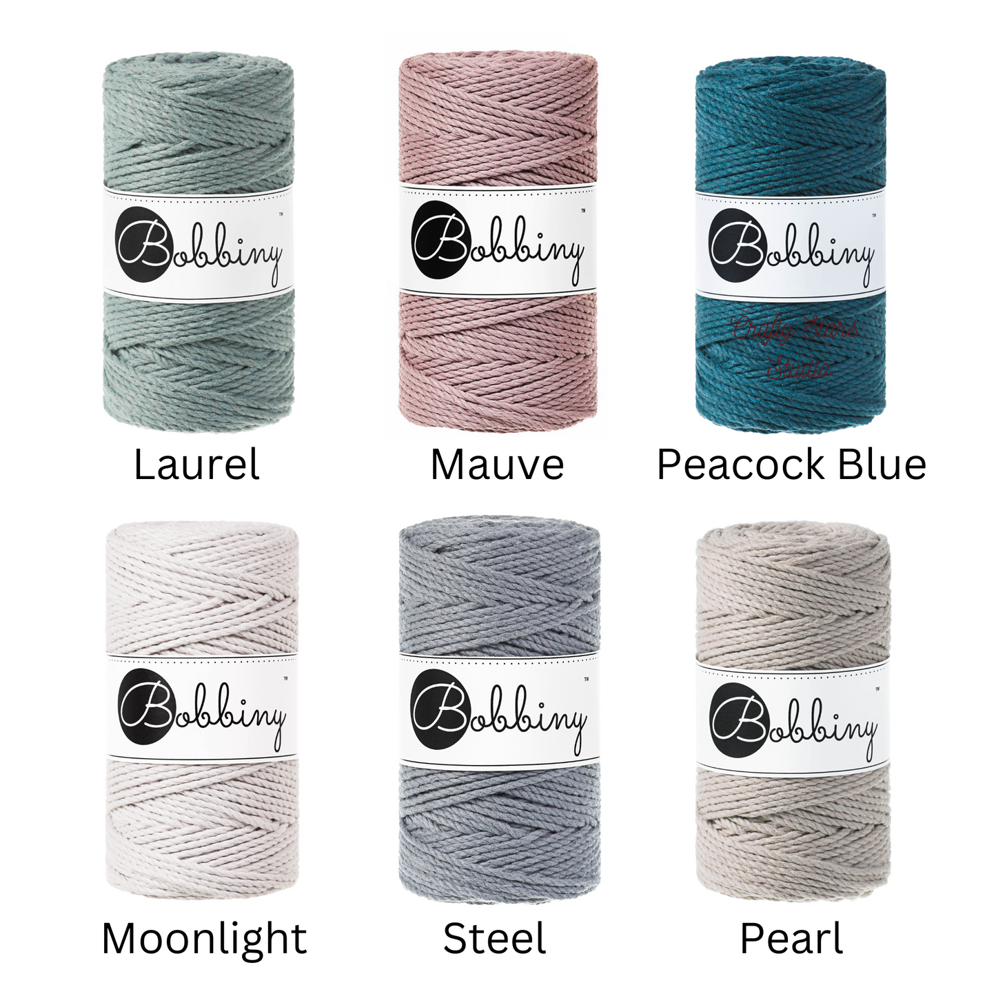3mm 3ply Macrame Rope - 5m Bundles