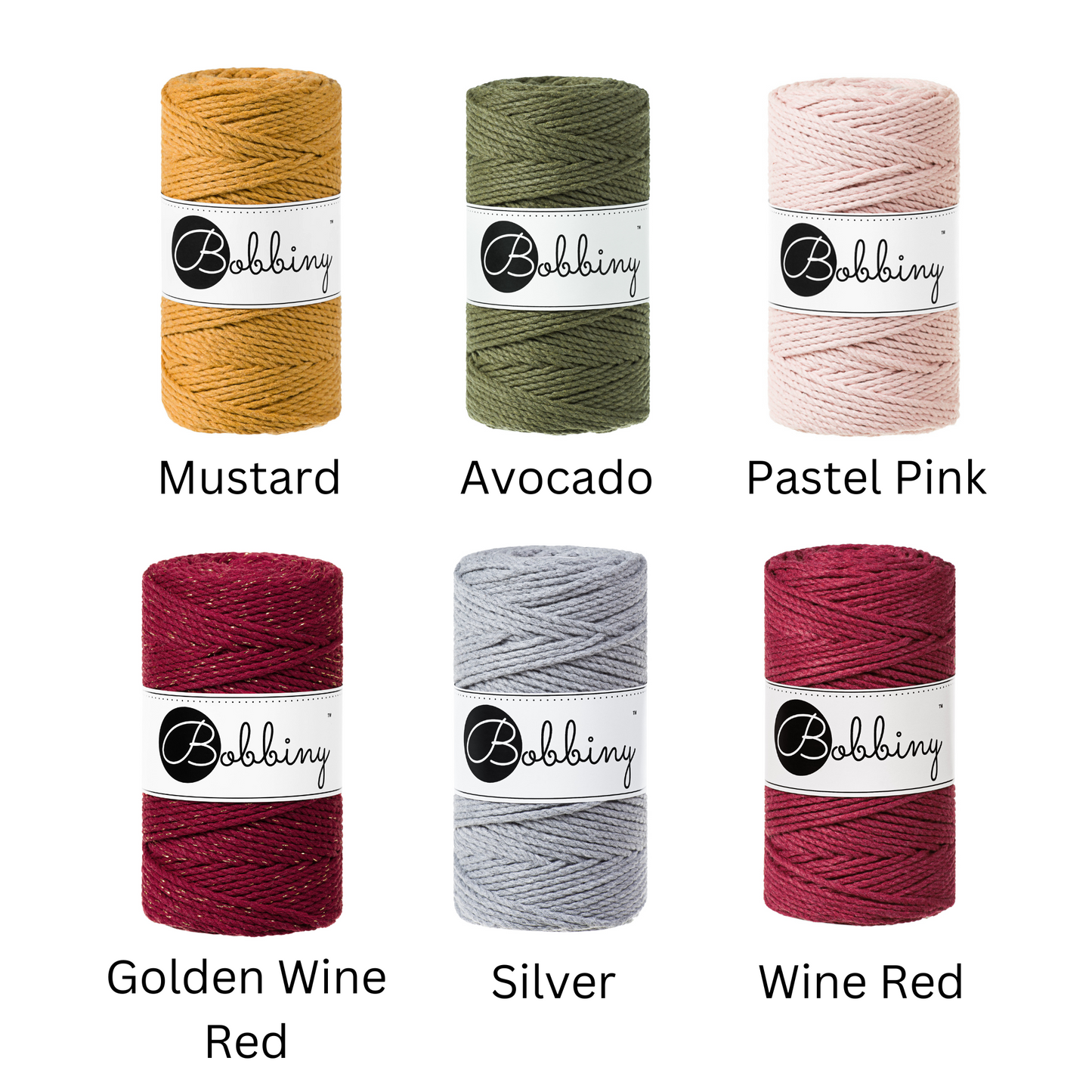 3mm 3ply Macrame Rope - 5m Bundles