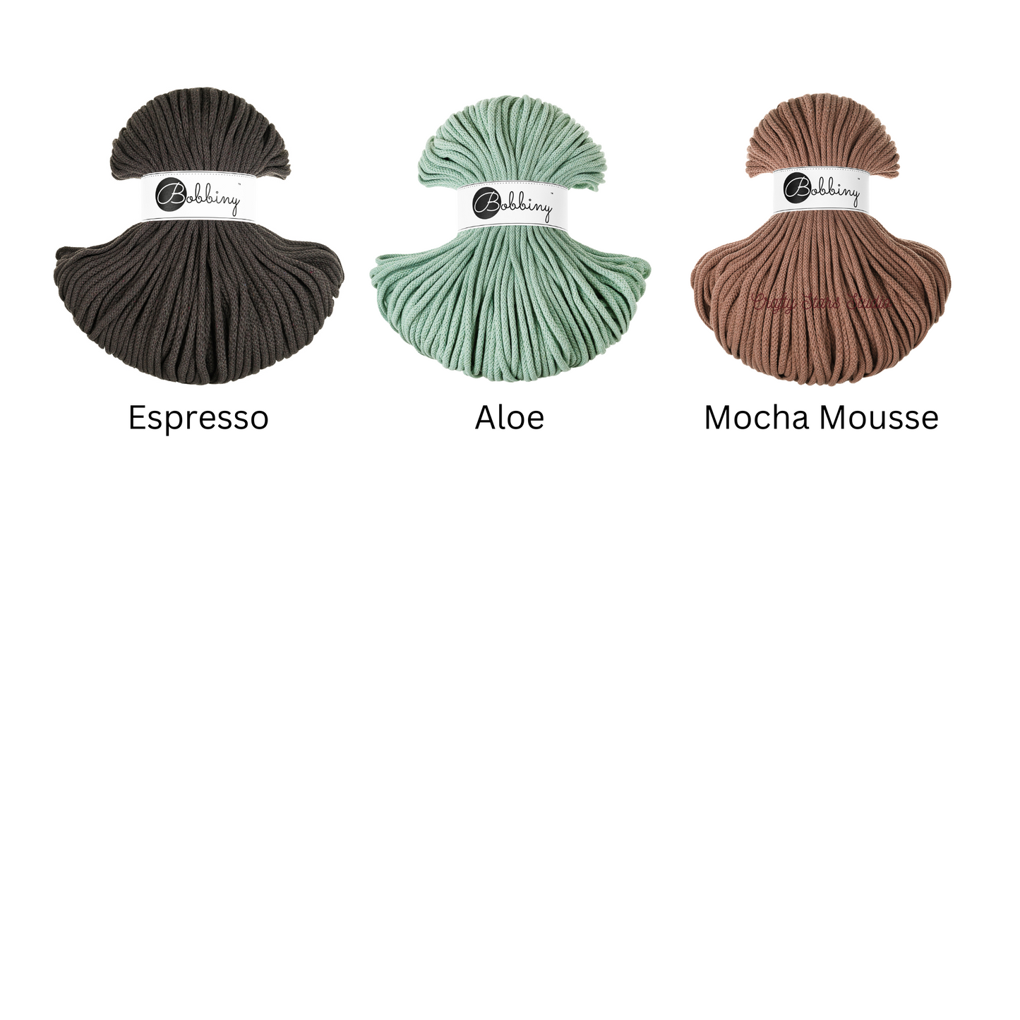 5mm Bobbiny Braided Cord - 10m Bundles