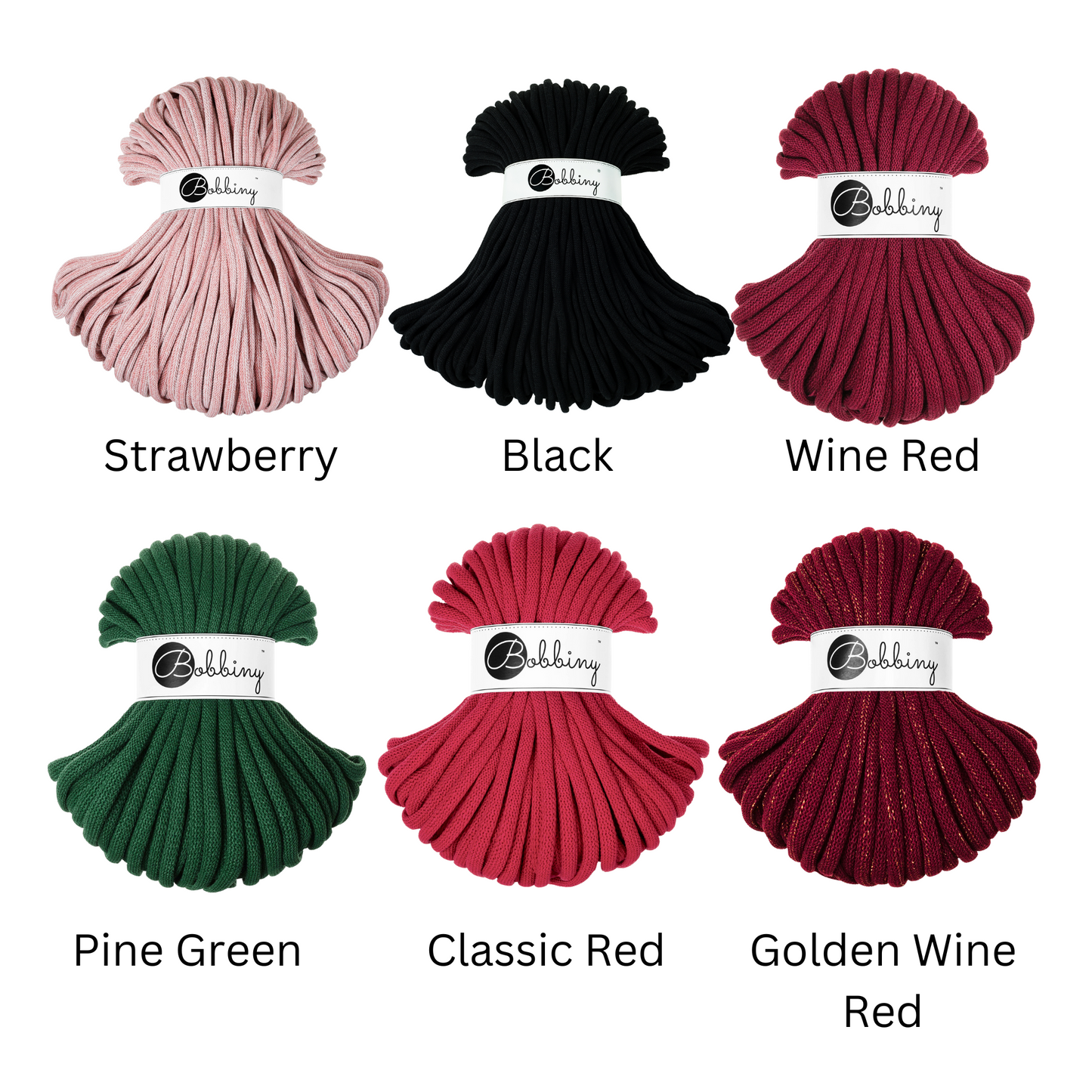 9mm Bobbiny Braided Cord - 25m Bundles