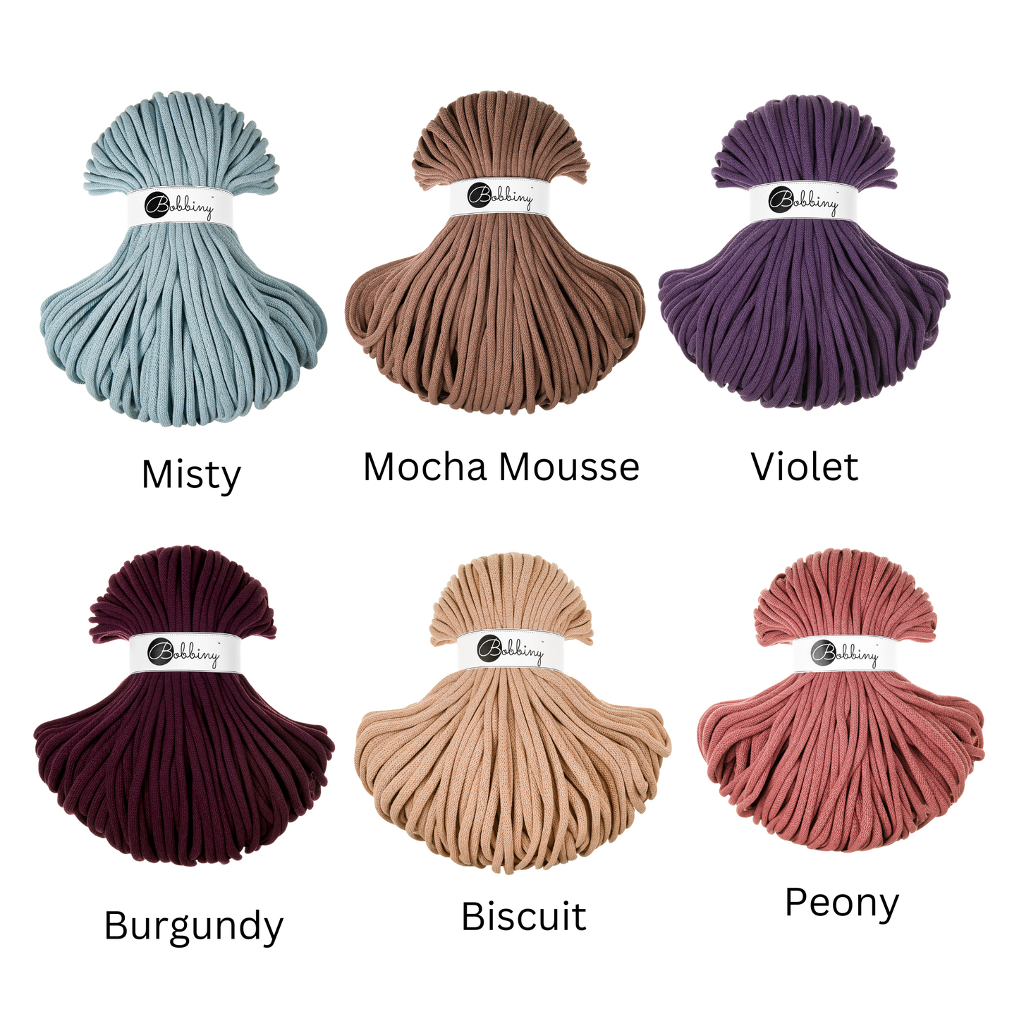9mm Bobbiny Braided Cord - 25m Bundles