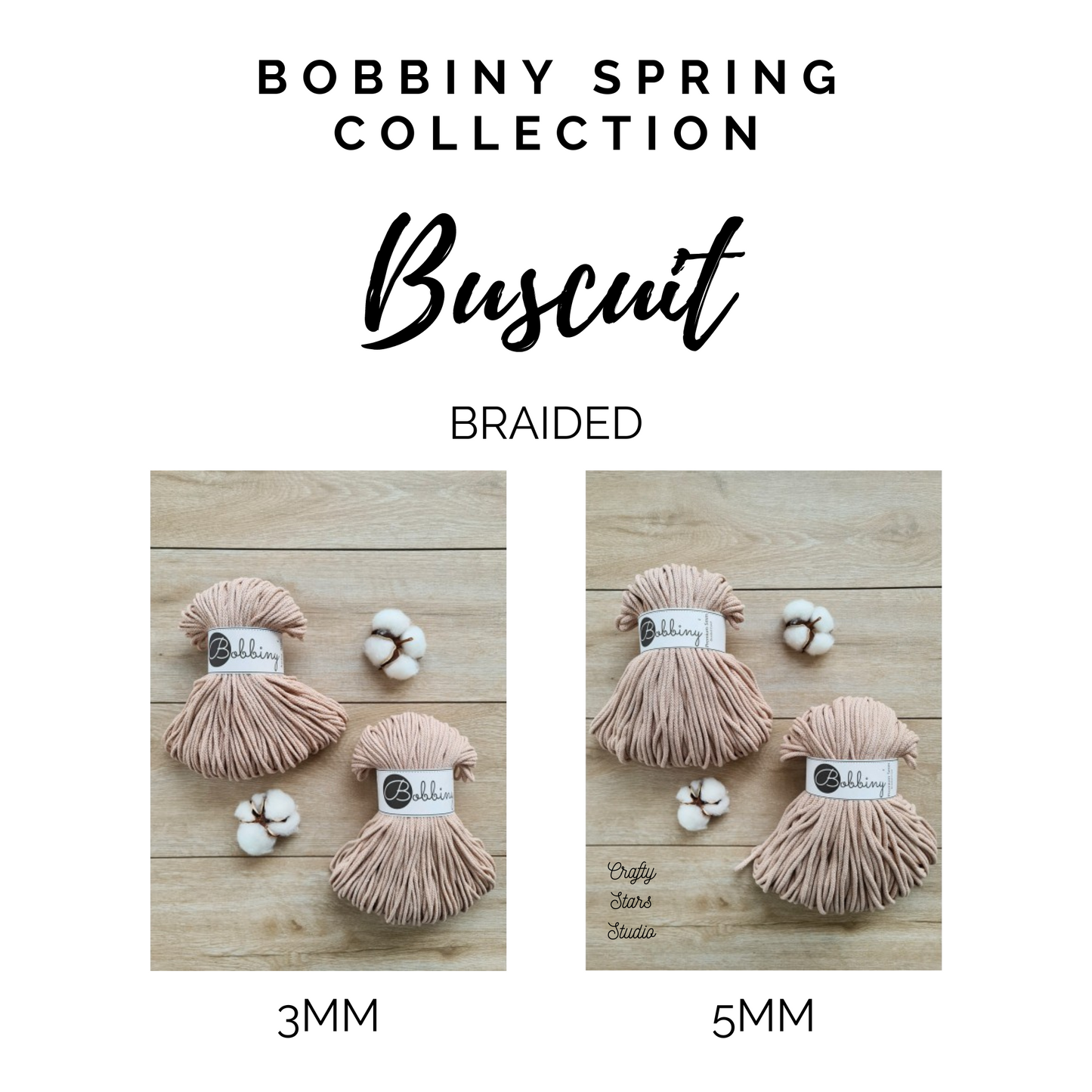 Bobbiny Spring/Summer Collection - Biscuit