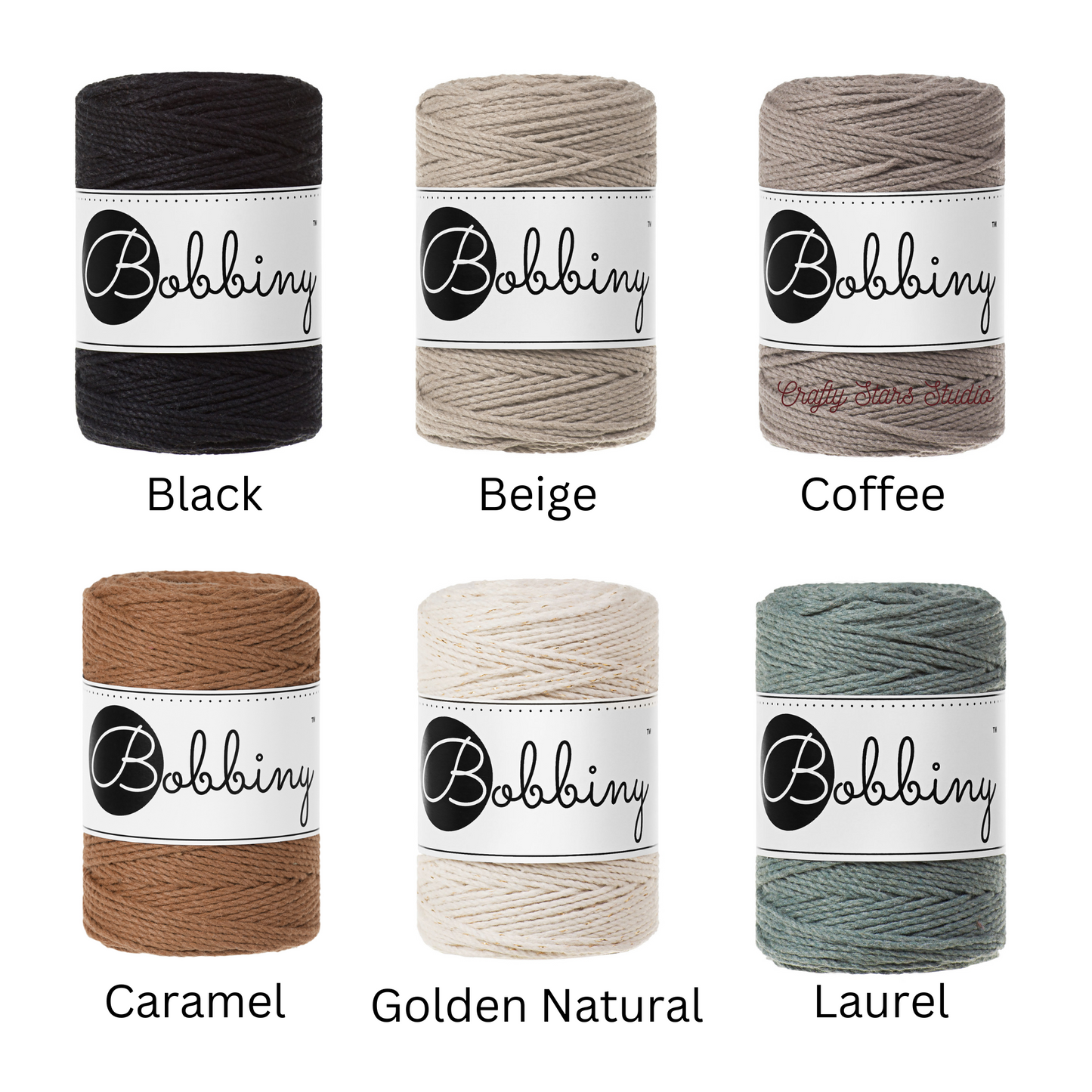 1.5mm 3ply Macrame Rope - 5m Bundles