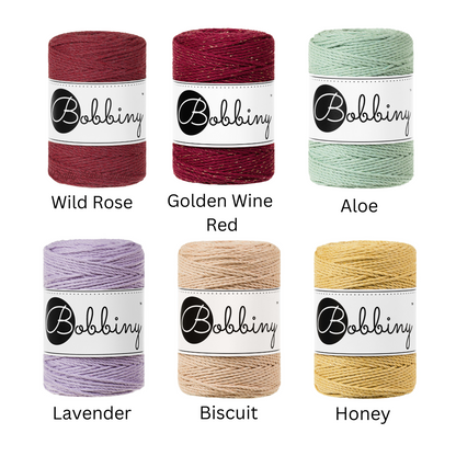 1.5mm 3ply Macrame Rope - 5m Bundles