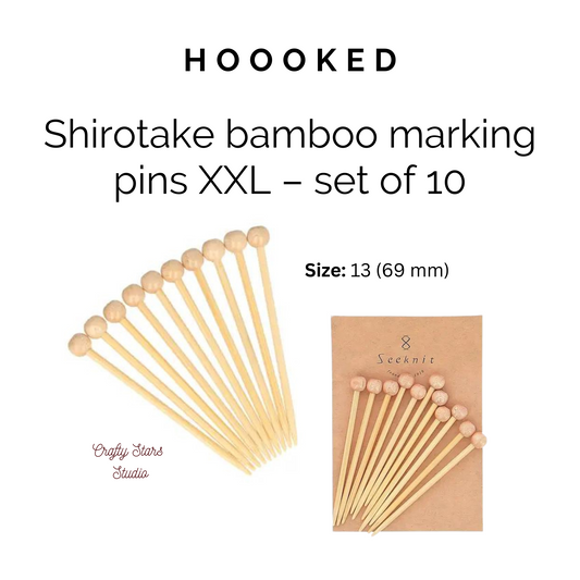 Shirotake Bamboo Marking Pins XXL - Set of 10