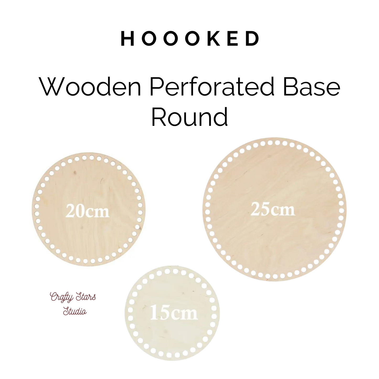 Wooden Perforated Bases [Round, Square, Oval, and Rectangle]