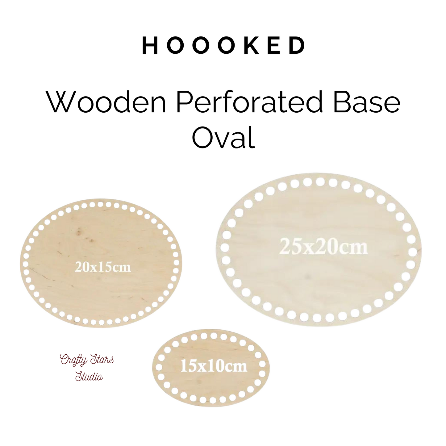 Wooden Perforated Bases [Round, Square, Oval, and Rectangle]