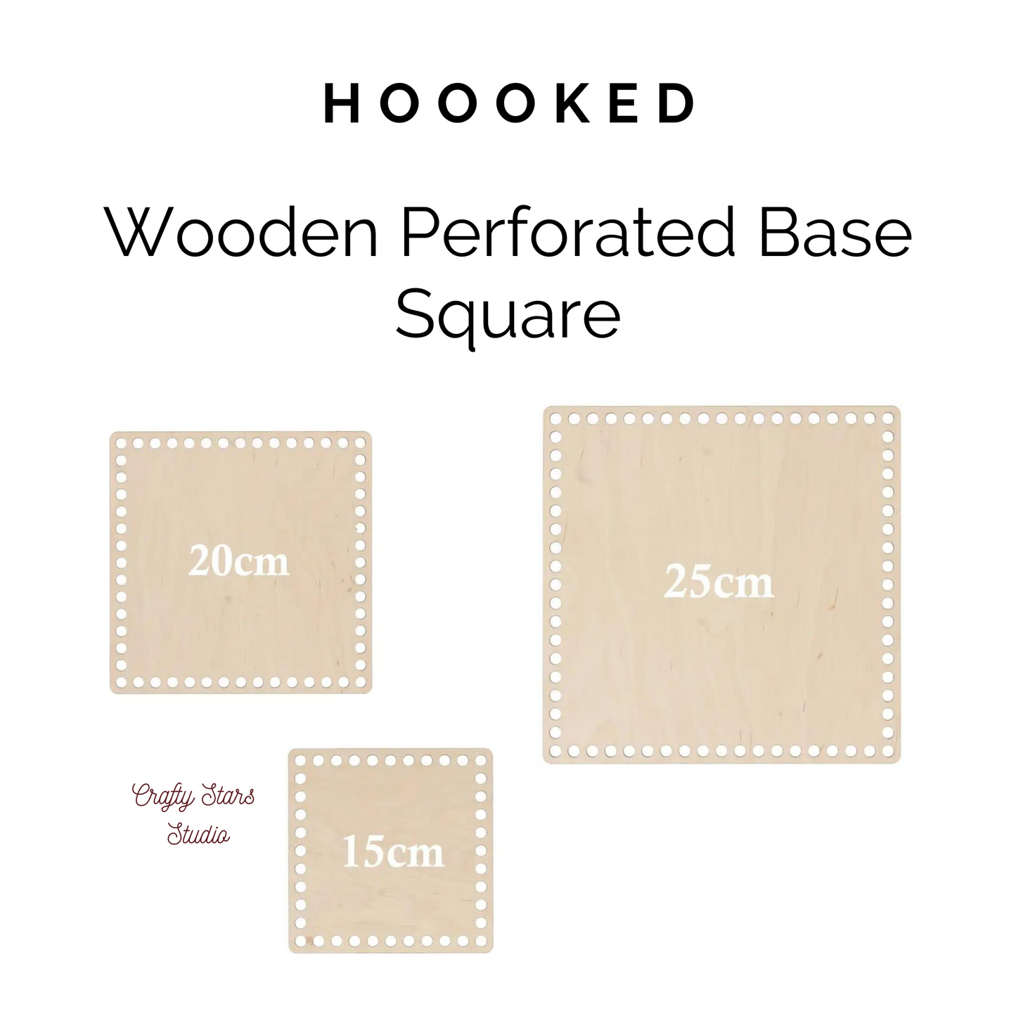 Wooden Perforated Bases [Round, Square, Oval, and Rectangle]