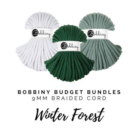 Bobbiny Budget Bundle | 9mm Braided | Winter Forest