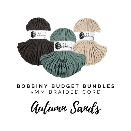 Bobbiny Budget Bundle | 5mm Braided | Autumn Sands