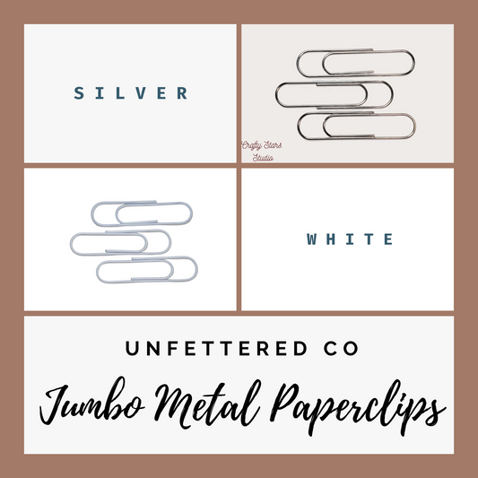 Jumbo Metal Paperclips (set of 10)