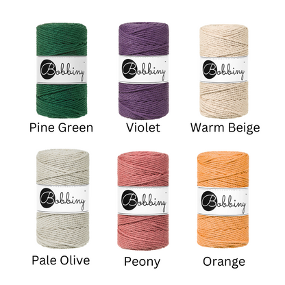 3mm 3ply Macrame Rope - 5m Bundles
