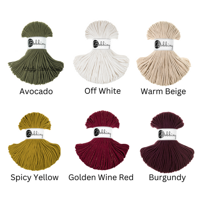 3mm Bobbiny Braided Cord - 100m (full) Bundles
