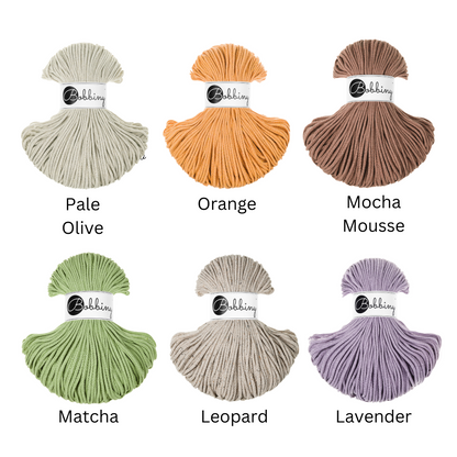 3mm Bobbiny Braided Cord - 100m (full) Bundles
