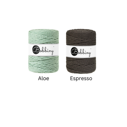 5mm Bobbiny 3ply Macrame Rope - 100m Bundles