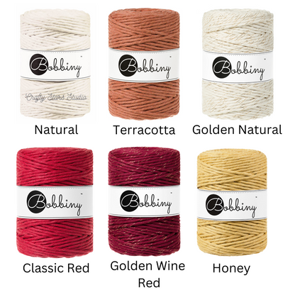5mm Bobbiny Macrame Cord - 50m Bundles