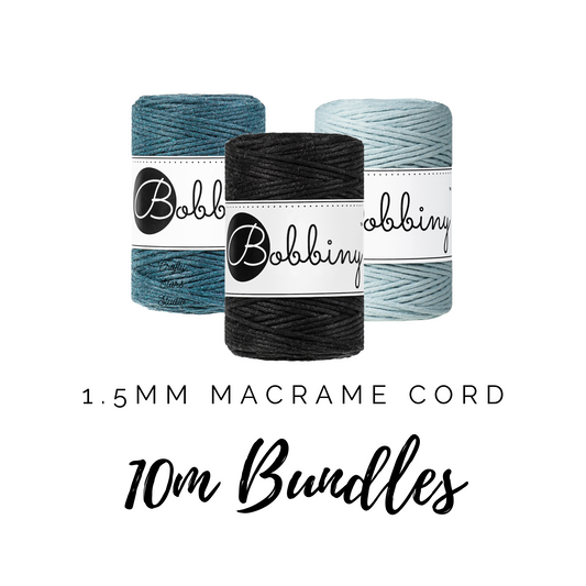 1.5mm Bobbiny Macrame Cord - 10m Bundles