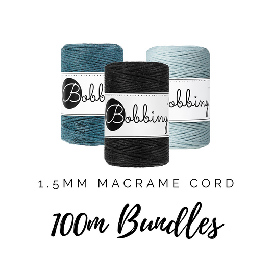 1.5mm Bobbiny Macrame Cord - 100m Bundles