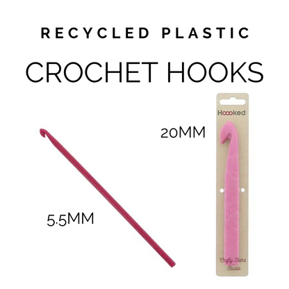 Recycled Plastic Crochet Hooks