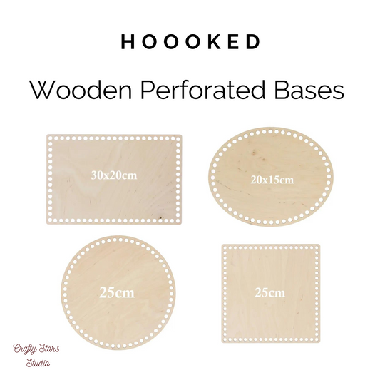 Wooden Perforated Bases [Round, Square, Oval, and Rectangle]