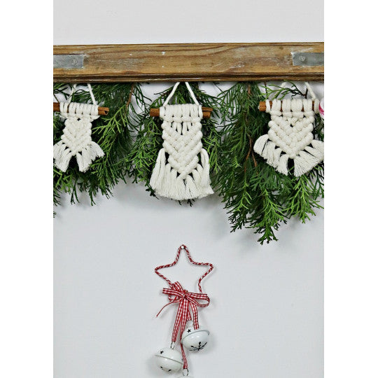 Mini Macrame Christmas Decoration